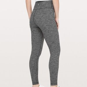 Knit Lulu Lemon Leggings with Chevron Pattern